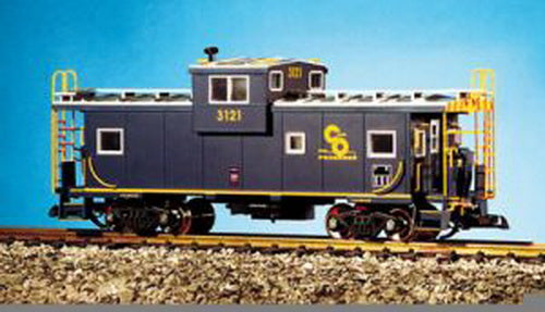 USA Trains 12106 G Chessie Illuminated Extended Vision Caboose #3121