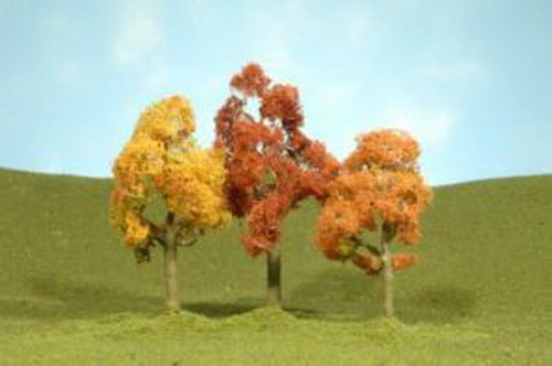 Bachmann 32056 HO Autumn Maple Trees (Pack of 3)