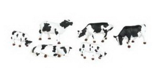 Williams 33153 Black & White Cows (Set of 6)