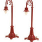 Lionel 11-90021 #59 Gooseneck Lamp Set--Maroon