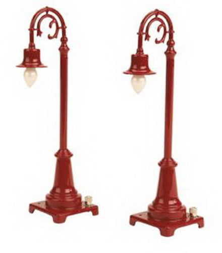 Lionel 11-90021 #59 Gooseneck Lamp Set--Maroon