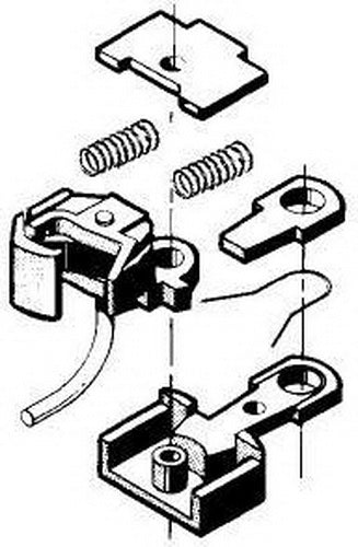 Kadee 1797 G Scale Truck Mounted / Small Radius Coupler