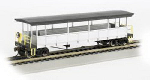 Bachmann 17447 HO Unlettered Painted Open-Sided Excursion Car