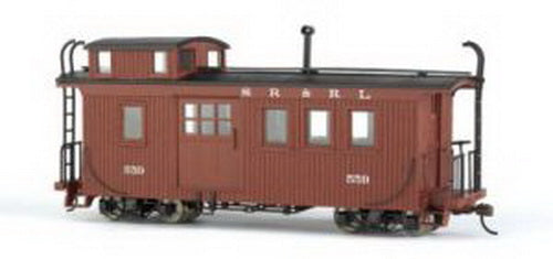 Bachmann 26777 On30 Sandy River & Rangeley Wooden Caboose w/Interior Light