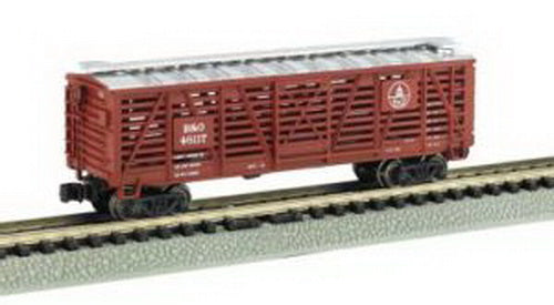 Bachmann 71562 N Scale Baltimore & Ohio 40' Stock Car