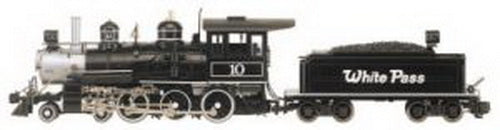 Bachmann 81096 G Scale White Pass 4-6-0 Steam Locomotive & Tender #10