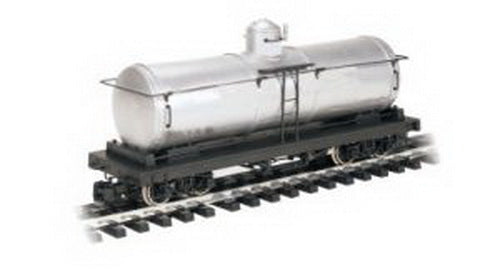 Bachmann 93473 Undecorated Silver Single Dome Tank Car (Metal Wheels)