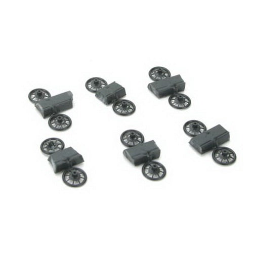 Athearn 13003 HO Brake Wheel, Heavy Duty Flat (6)