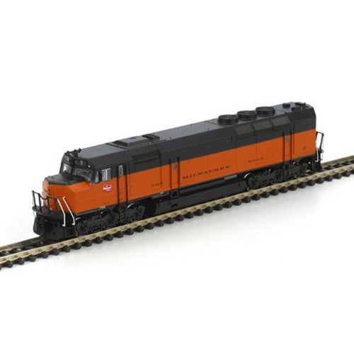 Athearn 16879 N Milwaukee Road FP45 with DCC & Sound Orange #3