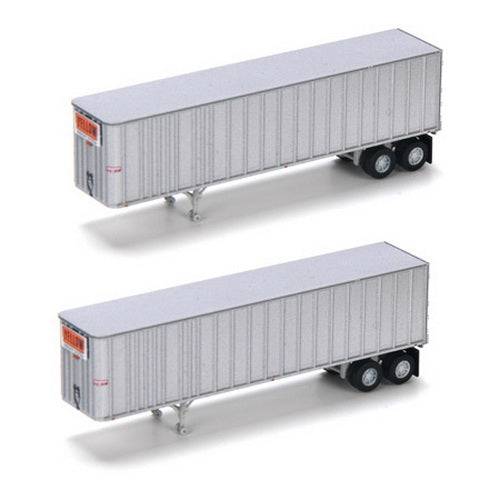 Athearn 17125 N Yellow 40' Exterior Post Trailers #1 (2)