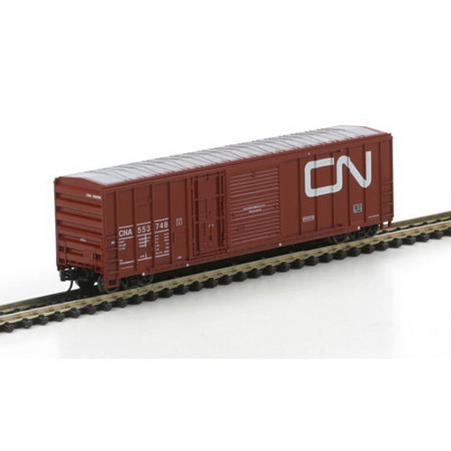 Athearn 17283 N Canadian National 50' FMC Combo Door Boxcar #553748