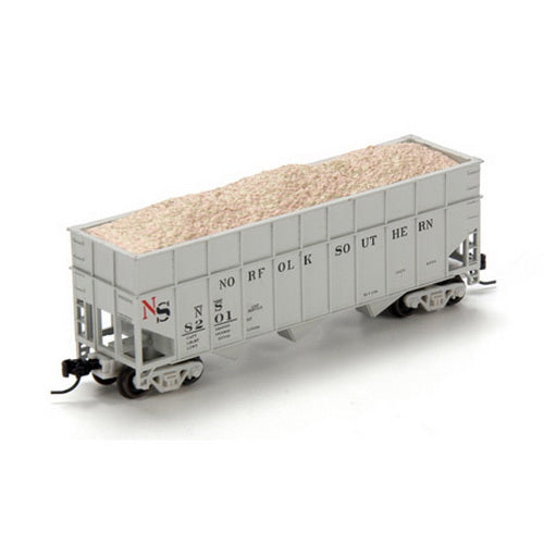 Athearn 22010 N Norfolk Southern 40' Wood Chip Hopper with Load #8201