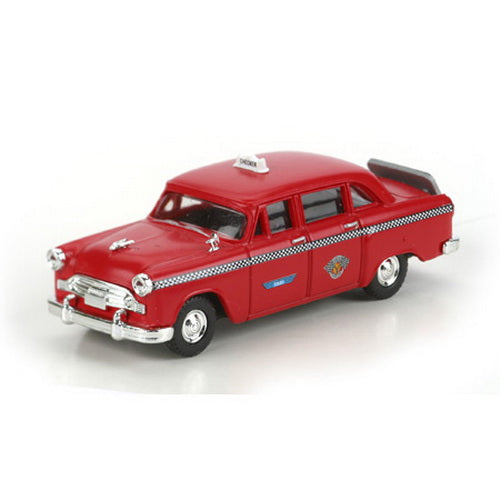 Athearn 26376 HO Red Checker A8 Taxi Cab Ready To Roll