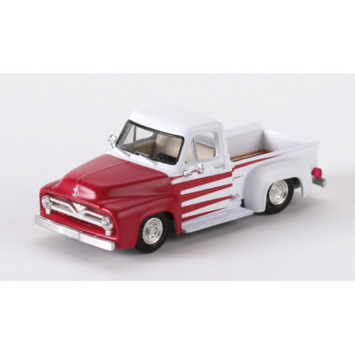 Athearn 26468 HO Red/White 1955 Ford F-100 Pickup