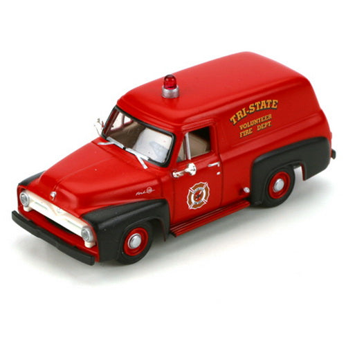 Athearn 26485 HO Tri-State Volunteer Fire Dept. 1955 F-100 Panel Truck