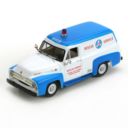 Athearn 26486 HO Civil Defense 1955 F-100 Panel Truck - RTR