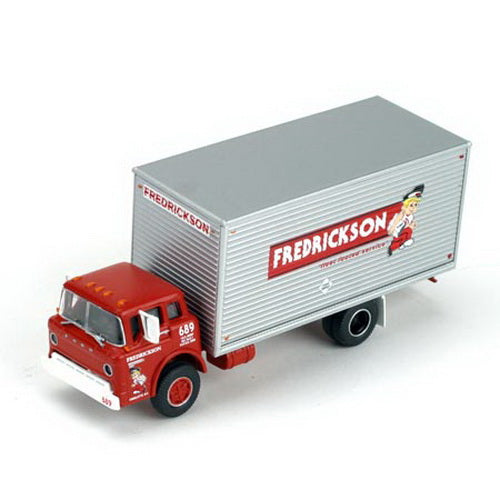 Athearn 2757 HO Fredrickson Ford C Series With Van Body Ready To Roll