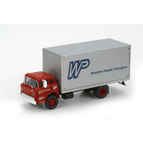Athearn 02758 HO Western Pacific Transport Ford C-Series Box W/ Truck Body