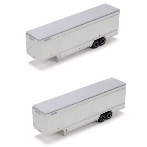 Athearn 27951 HO RTR UPSZ Gray 40' Parcel Trailer (Pack of 2)