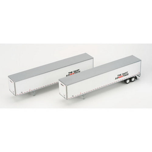 Athearn 28401 HO Dart Advantage 53' Wabash Duraplate Trailers #1 (Set of 2)