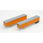Athearn 28405 HO Schneider 53' Wabash Duraplate Trailers #1 (Set of 2)