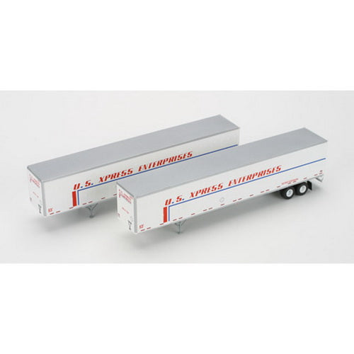 Athearn 28410 US Xpress 53' Wabash Duraplate Trailers #2 (Set of 2)