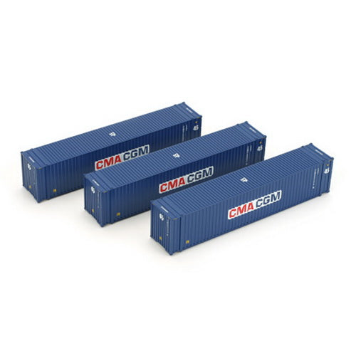 Athearn 28866 HO CMA/CGM 45' Container RTR (3)