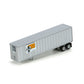 Athearn 70961 HO Santa Fe 40' Fruehauf Exterior Post-Z Van (Pack of 2)