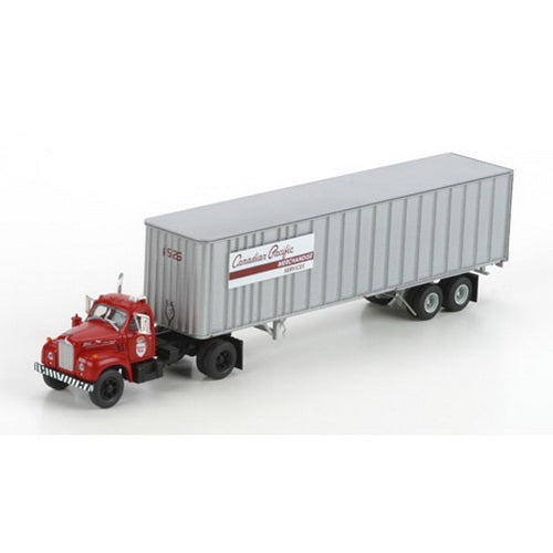 Athearn 70985 HO CPR Mack B w/40'' X Post Trailer