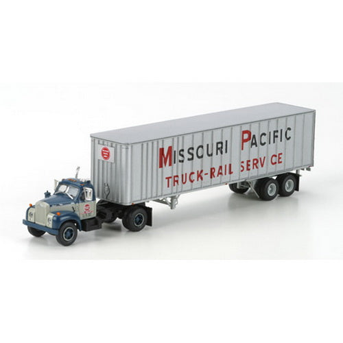 Athearn 70986 HO MP Mack B w/40'''' X Post Trailer