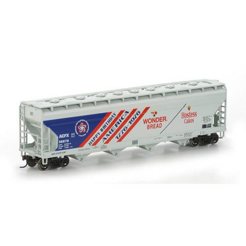 Athearn 72296 Wonder Bread ACF 4-Bay CF Hopper #56672