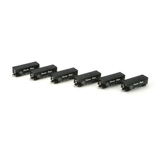Athearn 72658 CPR 34' Offset Hopper Set w/Coal Loads (6 Cars)
