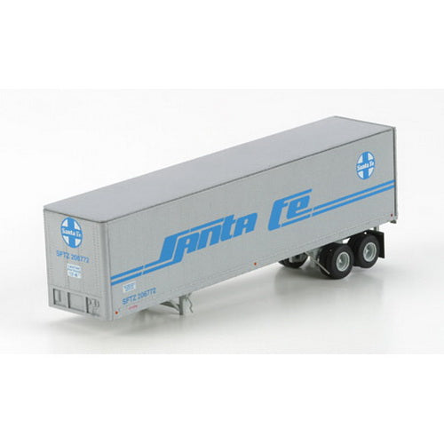 Athearn 73307 HO Santa Fe 40' Smooth Side Z-Van Trailers (Set of 2)