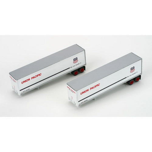 Athearn 73312 Union Pacific 40' Smooth Side Z-Van Trailers (Set of 2)