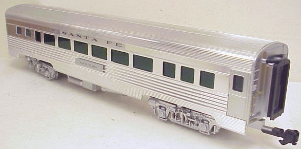 Aristo-Craft 32305 O ATSF Streamline Passenger with Metals Wheels & Lights