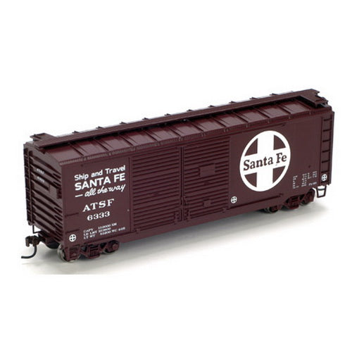 Athearn 74901 HO Santa Fe 40' Double Door Boxcar #6333