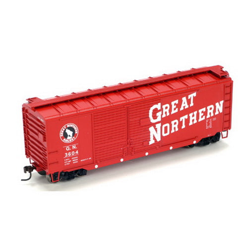 Athearn 74907 HO Scale Great Northern 40' Double Door Boxcar #3604