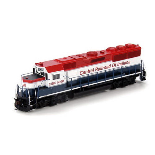 Athearn 77867 HO Central of Indiana GP50 Phase I Diesel Locomotive #5000
