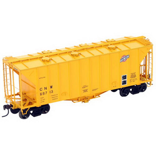 Athearn 87522 HO Scale C&NW/Yellow GATC 2600 Airslide Hopper #67913