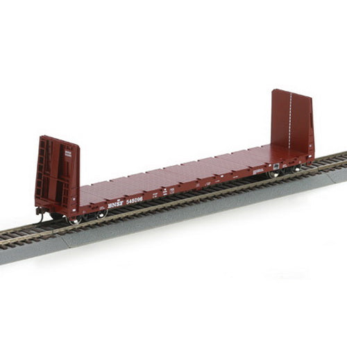 Athearn 88103 HO Scale BNSF 60' Bulkhead Flatcar #545096