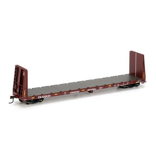 Athearn 88116 CN 60' Bulkhead Flatcar #2