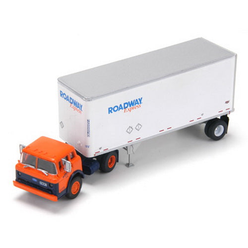 Athearn 91037 Ford C w/28' Smooth Roadway/Express Trailer