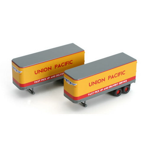 Athearn 92493 Union Pacific 25' Trailers # 789 and #802 (Set of 2)
