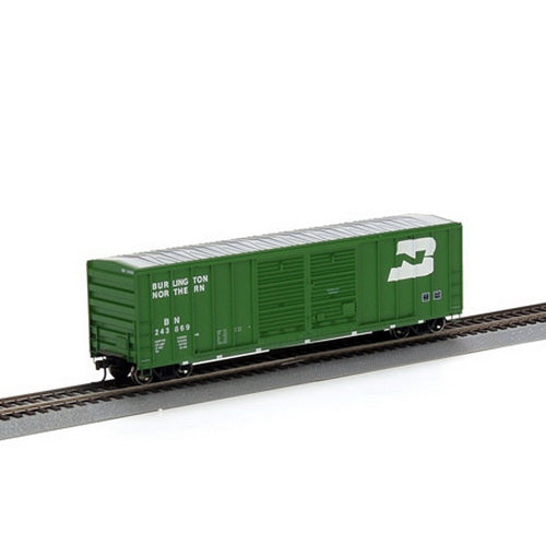 Athearn 92967 HO Scale Burlington Northern 50' FMC Double Door Boxcar #243869