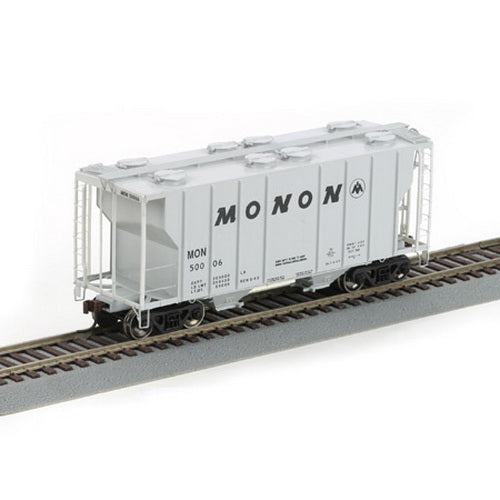 Athearn 95549 HO Scale Monon PS-2 2600 Covered Hopper Car #50006
