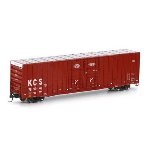 Athearn 96256 HO Scale KCS 60' Double Door Hi-Cube Boxcar #758048