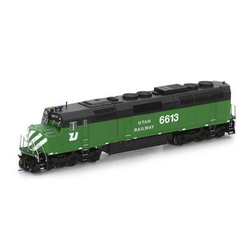 Athearn G67649 HO Utah Railroad F45 Diesel Locomotive w/DCC & Sound #6613