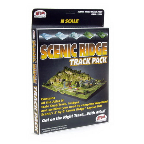 Atlas 2588 N Scale Scenic Ridge Track Pack