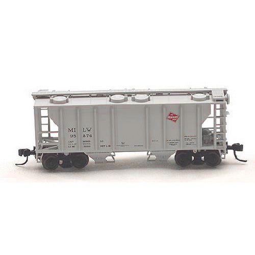 Atlas 31843 N Scale Milwaukee Road PS2 Covered Hopper #98914