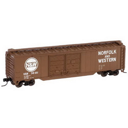 Atlas 36433 N Scale N&W 50' Double Door Boxcar #318661